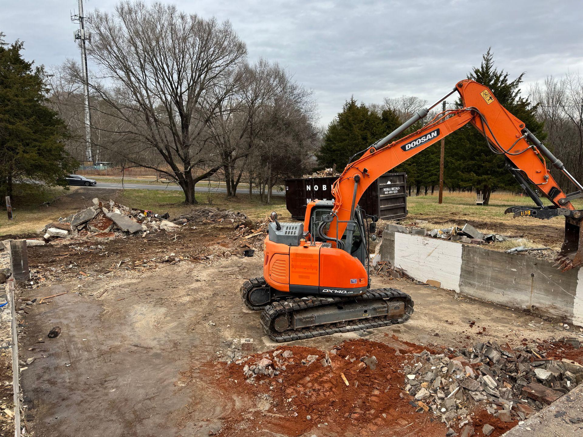Quality Demolition & Land Clearing | Knoxville TN Excavation
